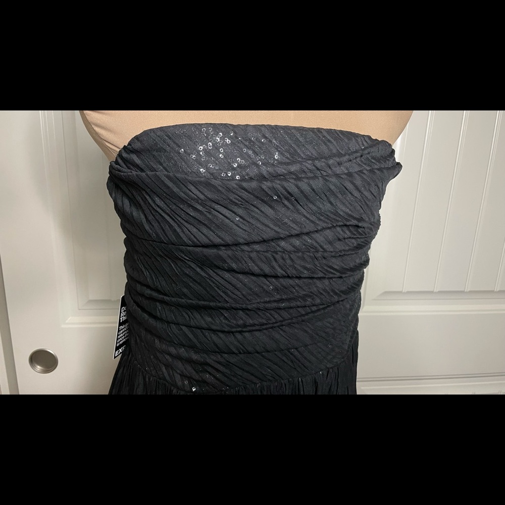 Express black glittery black Dress